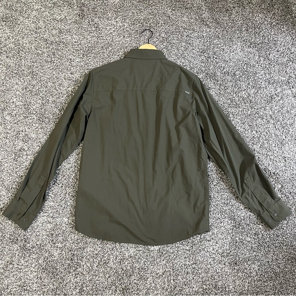 Green Button-Up Shirts - Picture 4 of 6